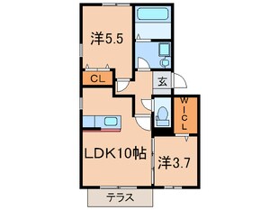 アンダンテ響のの物件間取画像